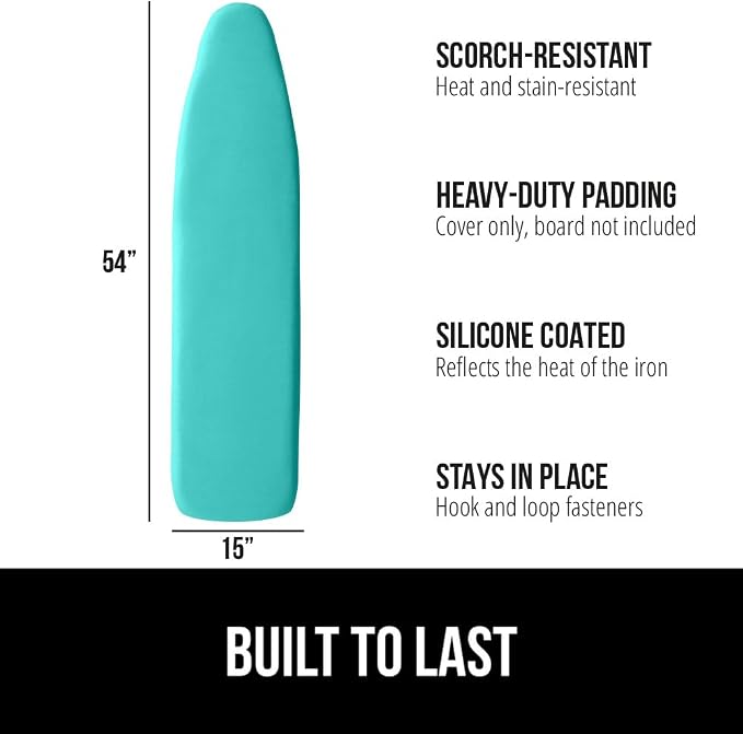 The Original GORILLA GRIP Ironing Board Cover and Pad, Silicone Coating - Image 2