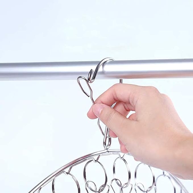 Suwimut 10 Pack Laundry Drying Rack Clothes Hanger - Image 4