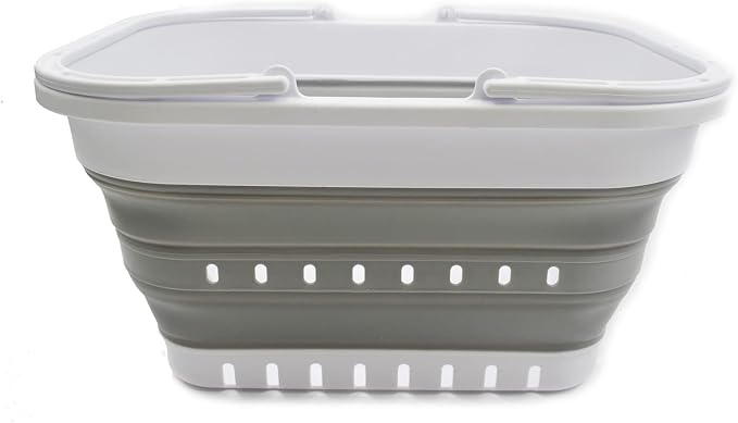 SAMMART Collapsible Plastic Laundry Basket - Image 7