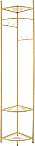 Coat Rack, Corner Clothing Rack, Freestanding Garment Rack by NIENIEE
