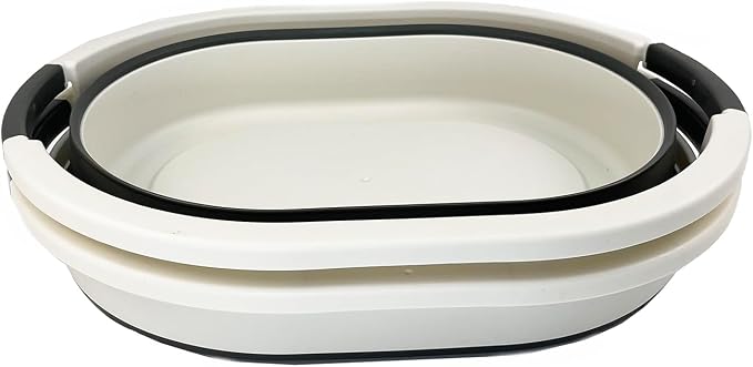SAMMART 23L Collapsible Plastic Laundry Basket - Image 2