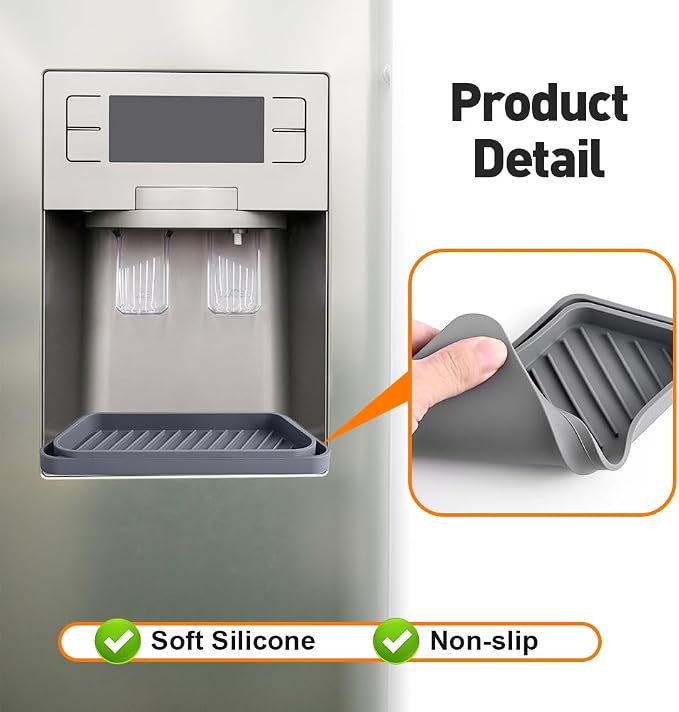 Refrigerator Drip Tray, Cuttable Fridge Water Dispenser - Image 3