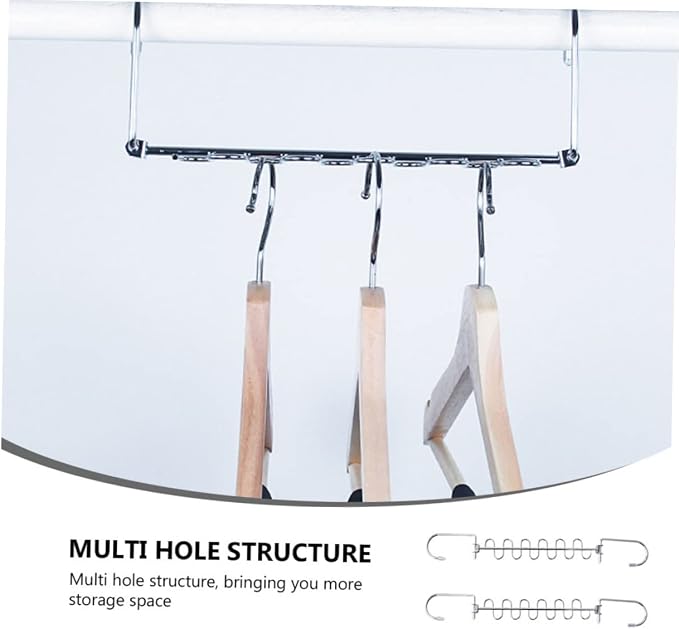 OUNONA 2sets Multi Hole Clothes Hangers - Image 3