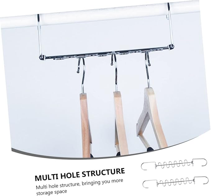 Healifty 1set Multi Hole Clothes Hangers Compact Clothes Drying Rack - Image 7