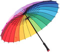 Large Golf Umbrella Rainbow 24 Ribs Oversized Compact Umbrella Waterproof by Unknown