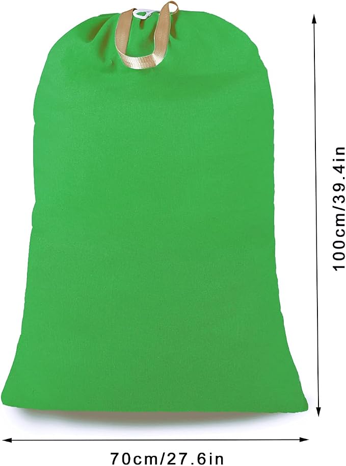 Heavy Duty Laundry Bag with Drawstring and Handle, Extra Large Travel Dirty - Image 2