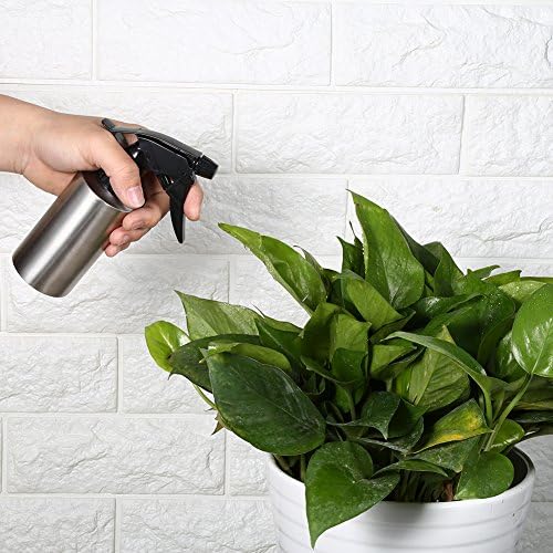 Fdit Plant Spray Bottle, 250ml Stainless Steel Hand Pressing, Adjustable Nozzle - Image 9