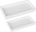 Bathroom Tray, Small Vanity Tray Silicone Soap Dish Sponge Holder Kitchen Sink by Heagoale
