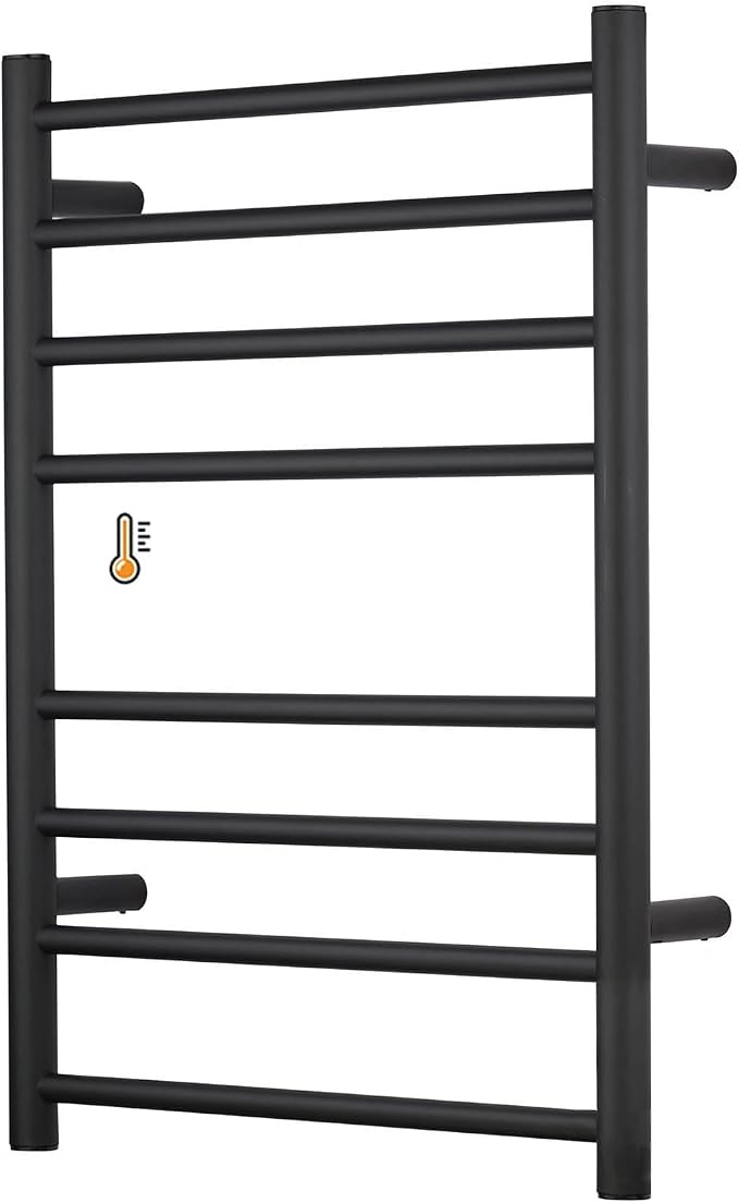 Electric Towel Warmer for Bathroom Wall Mounted Drying Rack Plug-in Electric by Yariwiz