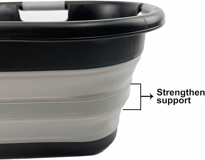 SAMMART 30L Collapsible Plastic Laundry Basket - Image 5
