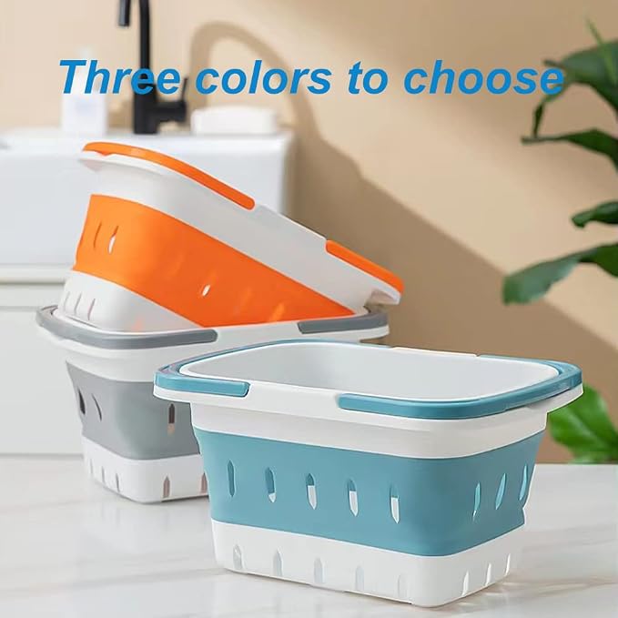 Plastic Caddy for Cleaning Supplies Products, Storage Collapsible Basket - Image 6