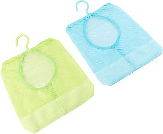TIDTALEO 2pcs Multi-Purpose Mesh Clothesline Storage Bags by TIDTALEO