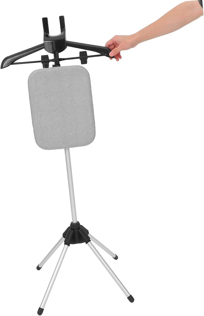 Happyyami Garment Steamer Stand Flat Ironing Area Collapsible Steam Rack - Image 3