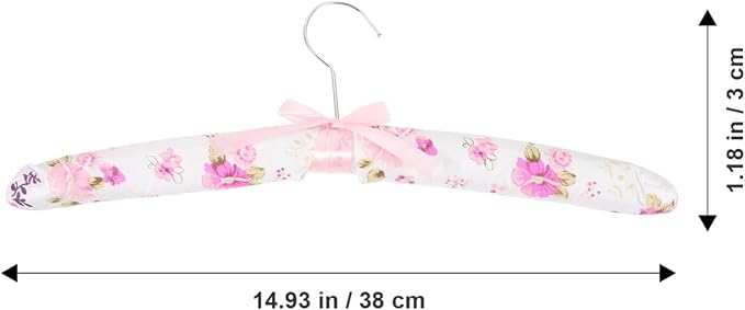 5Pcs Heavy Duty Soft Sponge Clothes Hangers - Image 4