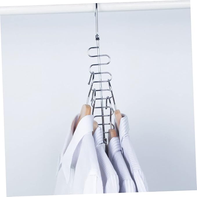 OUNONA 2sets Multi Hole Clothes Hangers - Image 4