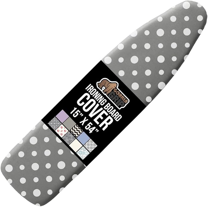 GORILLA GRIP The Original Ironing Board Cover and Pad, Silicone Coating by GorillaGrip