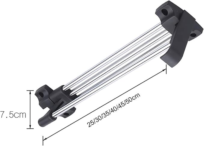 Closet Rod Garment Bar, Hanging Clothes Rods Closet Organizer Rack - Image 2