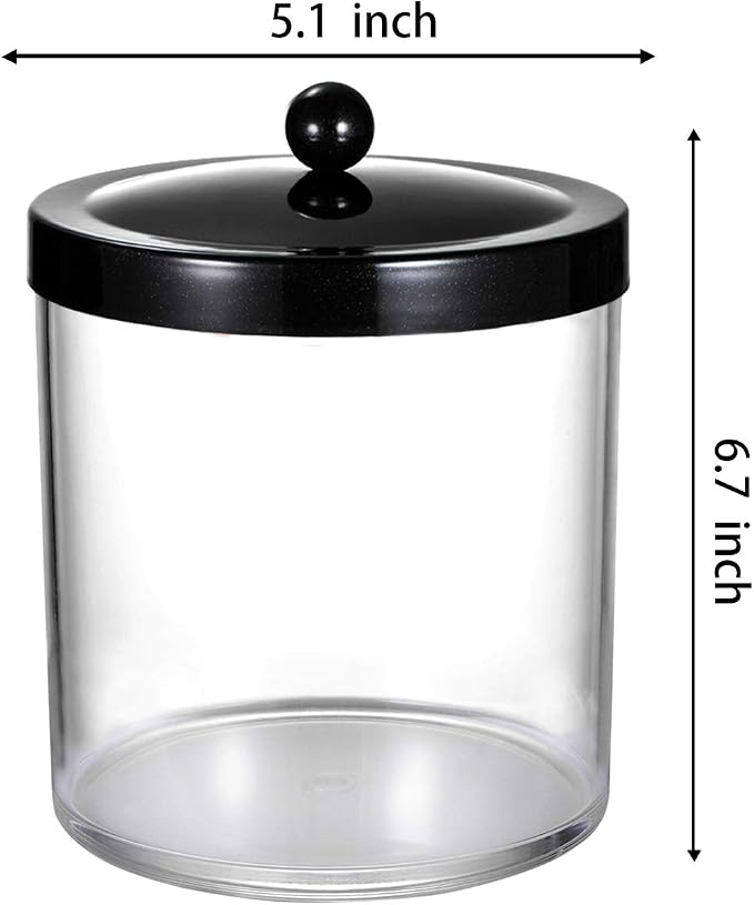 SheeChung 50oz Large Plastic Apothecary Jar - Image 4