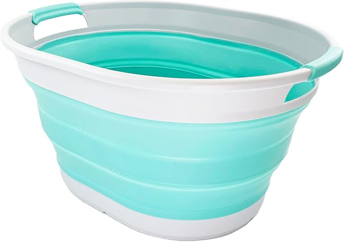 SAMMART 23L Collapsible Plastic Laundry Basket by SAMMART
