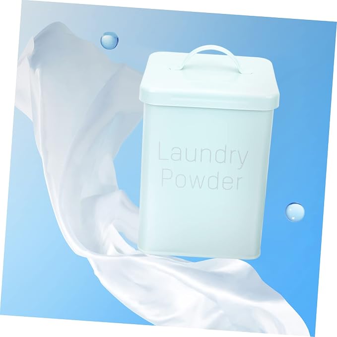 Laundry Powder Storage Bucket Lid Portable 1 Set Laundry Soap Container - Image 6