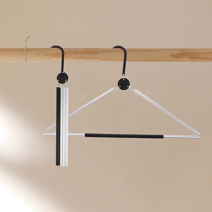 Portable Foldable Clothes Hanger Lightweight Travel Hanger Space Saving Folding - Image 9