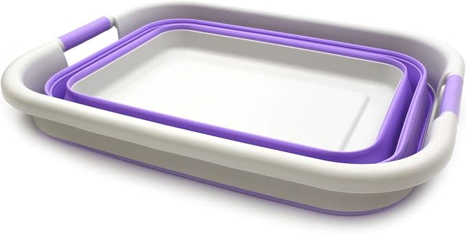 SAMMART 41L Collapsible Plastic Laundry Basket - Image 2