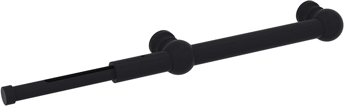 Traditional style Extendable Valet Rod Matte Black - Image 6