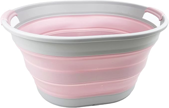 SAMMART 23L Collapsible Plastic Laundry Basket by SAMMART