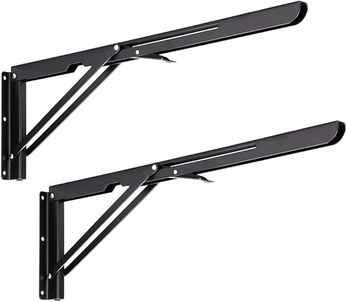 Sumnacon 2 Pcs 20 Inch Sturdy Folding Shelf Brackets by Sumnacon