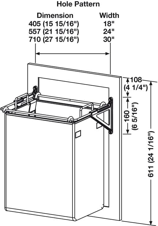 TAG Hardware Premium Tilt-Out Hamper - Image 5