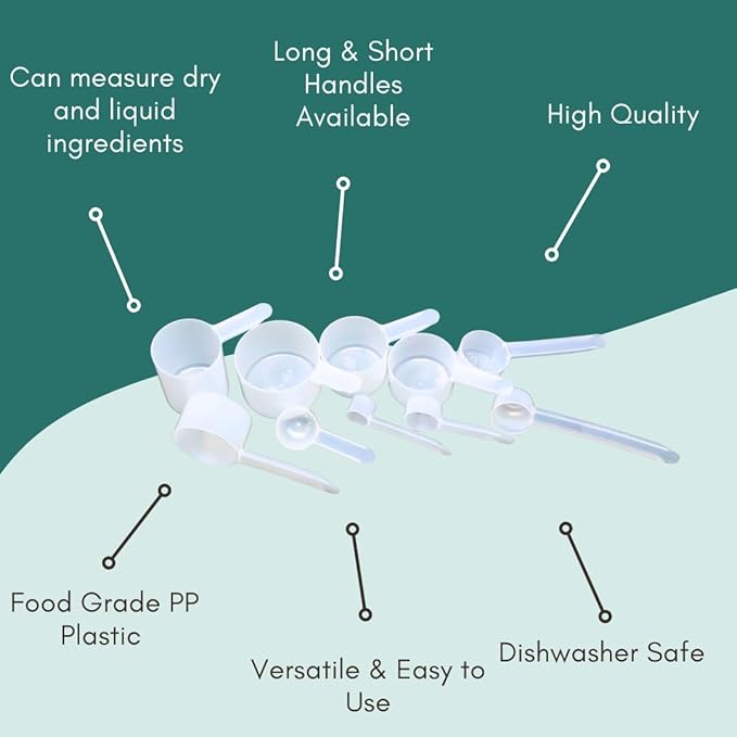13 mL Long Handle Plastic Measuring Spoon - Image 6