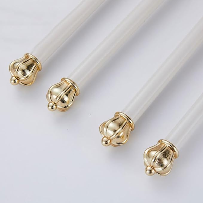 Antique White Swivel Towel Rack Bar Rails - Image 4
