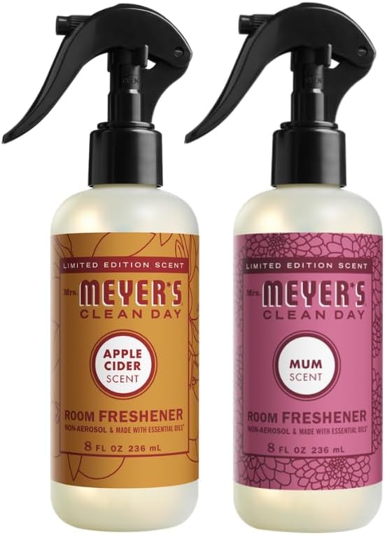 Mrs. Meyer’s Clean Day Variety Pack Room Freshener Apple Cider and Mum 8 fl oz. by MrsMeyers