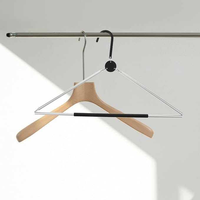 Portable Foldable Clothes Hanger Lightweight Travel Hanger Space Saving Folding - Image 7