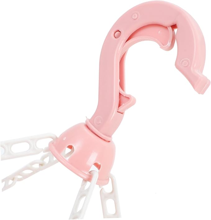 PRETYZOOM 2pcs Foldable Laundry Drying Rack Clips Hangers Clips - Image 3