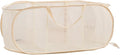 Mesh Laundry Hamper Basket, Sturdy 3 Compartments Laundry Basket, Foldable Pop by TANOVCEP