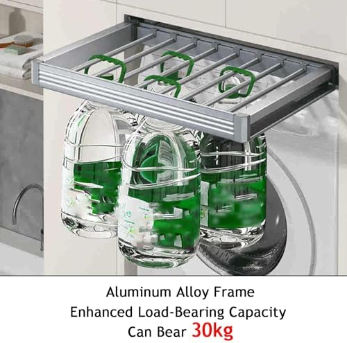 Heavy-Duty Clothes Drying Rack Above Washing Machine - 30kg Capacity Pants - Image 3