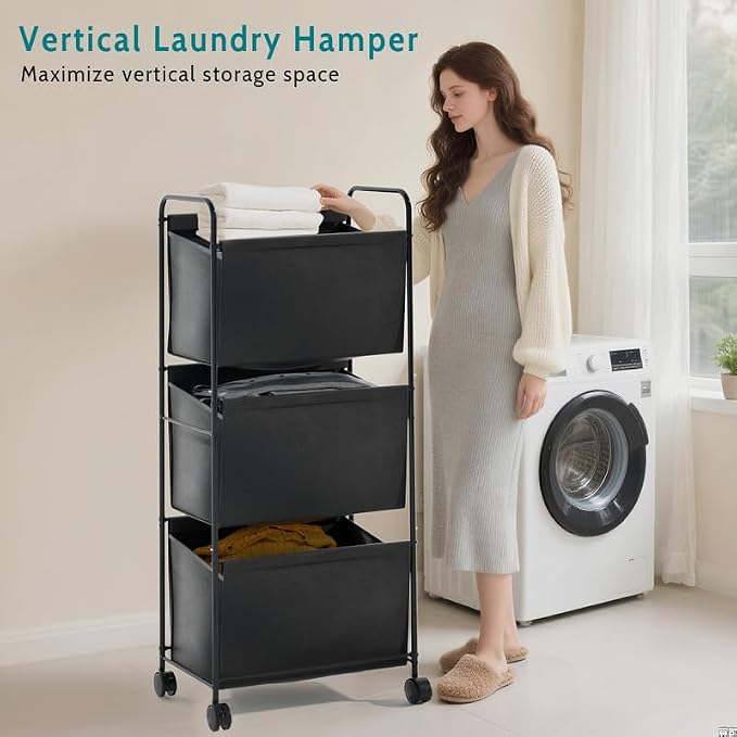 125L Vertical Laundry Hamper - Image 6