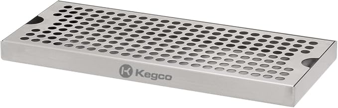 Kegco Dp-125-D Surface Mount Drip Tray by Kegco