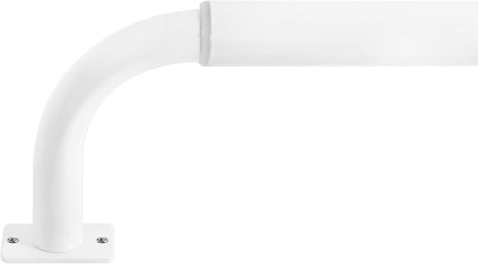Meriville 1-Inch Diameter Wrap Around Blackout Curtain Rod, 48-Inch to 84-Inch by Meriville