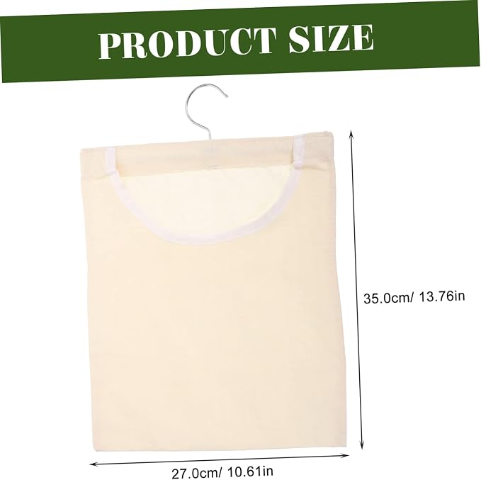 Ciieeo 3pcs Clothespin Storage Bag Opening Laundry Clip Organizer Pouch - Image 3