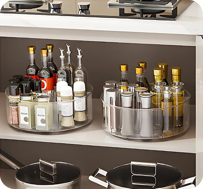 Large Lazy Susan Rotating Turntable Organizer - Image 4
