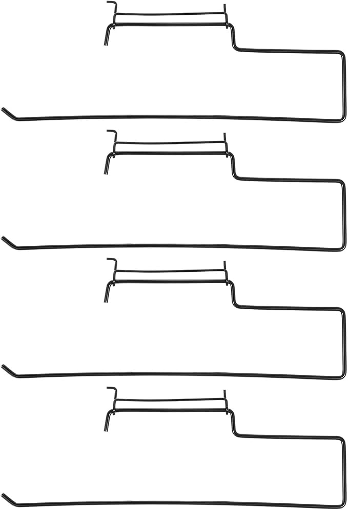 HARFINGTON 4pcs Pegboard Paper Towel Holder 12" Stainless Steel Peg Board by HARFINGTON