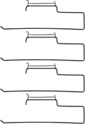 HARFINGTON 4pcs Pegboard Paper Towel Holder 12" Stainless Steel Peg Board by HARFINGTON