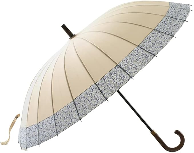 Large Golf Umbrella Windproof Cherry Blossoms Umbrella Oversize Rain Stick by Unknown