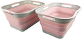 SAMMART 30L Collapsible Plastic Laundry Basket-Foldable Pop Up Storage by SAMMART