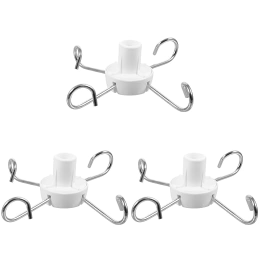 3pcs Infusion Rack Hooks Infusion Stand Hanger Parts by FOMIYES