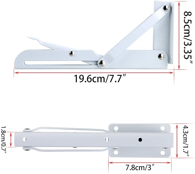 Sumnacon Sturdy Folding Shelf Brackets - Image 2