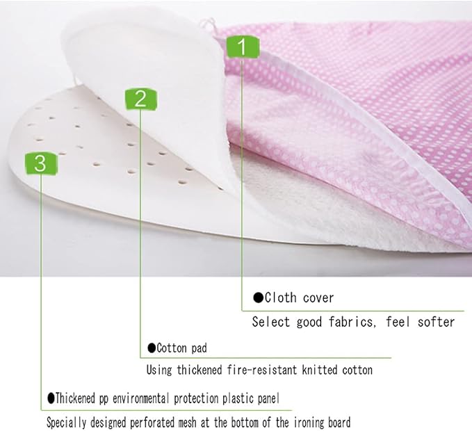 Pro Ironing Board Desktop Folding Ironing Rack, Telescopic Steam Iron Rest and - Image 4