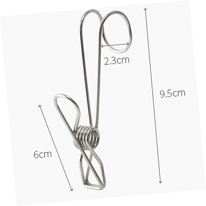 Luxshiny 12pcs Stainless Steel Hanger Hooks - Image 2